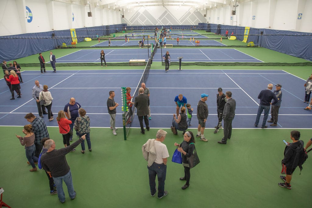 Galbraith Tennis Center ceremony in Tacoma WA