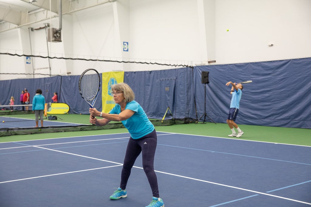 free play at Galbraith Tennis Center dedication ceremony